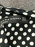 Zara Polka Dots Black Short Sleeve Blouse Size XS - photo 7
