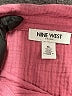 Nine West Houndstooth Pink Long Sleeve Button-Down Shirt Size XL - photo 7