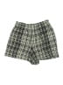 Zara Basic Plaid Green Black Shorts Size S - photo 2