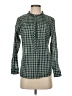 J.Crew 100% Cotton Green Long Sleeve Blouse Size 00 - photo 1
