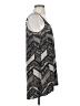 CAbi 100% Polyester Graphic Gray Casual Dress Size XS - photo 4