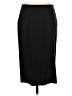 Classiques Entier Solid Black Wool Skirt Size 4 - photo 1