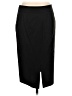 Classiques Entier Solid Black Wool Skirt Size 4 - photo 2
