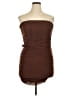 Shein Curve Solid Brown Formal Skirt Size 14 Plus (1) - photo 1