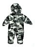 Michael Kors 100% Polyester Camo Black Long Sleeve Onesie Size 6-12 mo - photo 2