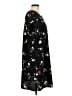 Halogen 100% Polyester Floral Black Casual Dress Size L - photo 4