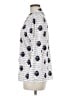 Unbranded Polka Dots Ivory Long Sleeve Blouse Size M - photo 5