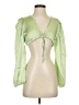 Assorted Brands 100% Polyester Green 3/4 Sleeve Blouse Size S - photo 1