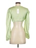 Assorted Brands 100% Polyester Green 3/4 Sleeve Blouse Size S - photo 2