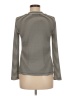 Ann Taylor LOFT Stripes Black Long Sleeve Top Size M - photo 2