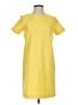 Zara Basic Solid Yellow Casual Dress Size S - photo 1
