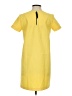 Zara Basic Solid Yellow Casual Dress Size S - photo 2