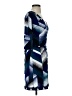 BCBGMAXAZRIA Argyle Blue Casual Dress Size XXS - photo 4