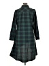 OLRAIN 100% Polyester Plaid Green Casual Dress Size XL - photo 2