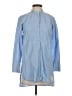 Gap 100% Polyester Blue 3/4 Sleeve Blouse Size XS - photo 1