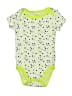 Absorba Polka Dots Green Short Sleeve Onesie Size 0-3 mo - photo 1