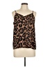 Hayden Brown Sleeveless Blouse Size L - photo 1