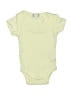 Quiltex Solid Yellow Short Sleeve Onesie Size 0-3 mo - photo 1