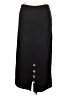 Willow Solid Black Formal Skirt Size L - photo 2
