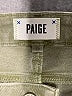 Paige Chevron-herringbone Green Jeans Size 26 waist - photo 4