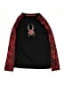 Spyder 100% Polyester Graphic Black Long Sleeve T-Shirt Size M (estimated, youth) - photo 1