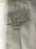 Ann Taylor LOFT 100% Polyester Ivory Coat Size M - photo 6