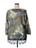 One World Green 3/4 Sleeve Blouse Size 2X - photo 2