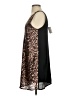 Everly Animal Print Brown Cocktail Dress Size S - photo 5