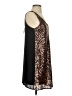 Everly Animal Print Brown Cocktail Dress Size S - photo 4
