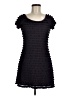 Connected Apparel Tweed Stripes Burgundy Black Casual Dress Size 6 (petite) - photo 1