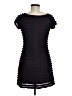 Connected Apparel Tweed Stripes Burgundy Black Casual Dress Size 6 (petite) - photo 2
