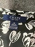 Chaps Print Black Cocktail Dress Size M - photo 7