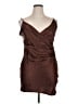 Zara Brown Cocktail Dress Size XL - photo 1