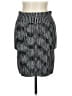 BCBGMAXAZRIA Chevron-herringbone Gray Casual Skirt Size L - photo 2
