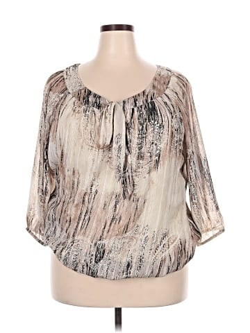 Sara Michelle 3/4 Sleeve Blouse (view 1)
