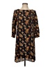 Amour Vert Print Brown Casual Dress Size XS - photo 1