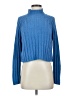 American Eagle Outfitters 100% Polyester Blue Turtleneck Sweater Size XS - photo 1