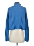 American Eagle Outfitters 100% Polyester Blue Turtleneck Sweater Size XS - photo 2