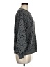 She + Sky Animal Print Gray Pullover Sweater Size M - photo 4
