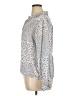 Nicola 100% Polyester Animal Print Silver Long Sleeve Blouse Size 16 - photo 5
