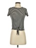 Assorted Brands Stripes Ivory Short Sleeve T-Shirt Size S - photo 1