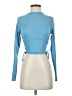 PrettyLittleThing Blue Long Sleeve Turtleneck Size 2 - photo 1