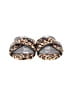 J.Crew Animal Print Black Brown Sandals Size 7 - photo 2