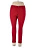 YMI Solid Red Casual Pants Size 2X - photo 1