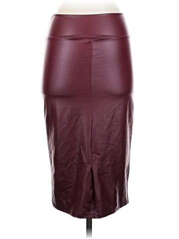 Simlu Faux Leather Skirt (view 2)