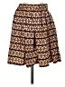 Sweet Rain 100% Polyester Print Orange Casual Skirt Size S - photo 1