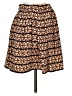 Sweet Rain 100% Polyester Print Orange Casual Skirt Size S - photo 2