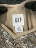 Gap 100% Nylon Silver Sleeveless Blouse Size M - photo 4