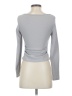 Unbranded Gray Long Sleeve Top Size S - photo 2