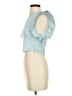 Zara Blue Short Sleeve Top Size S - photo 5